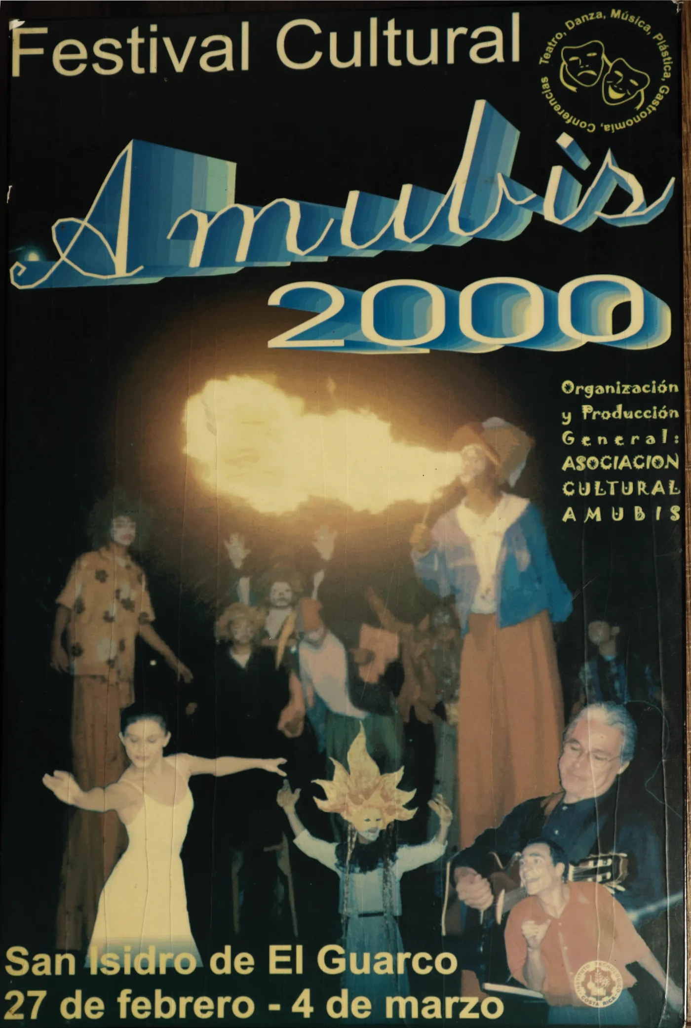 Afiche de festival de Amubis del año 2000