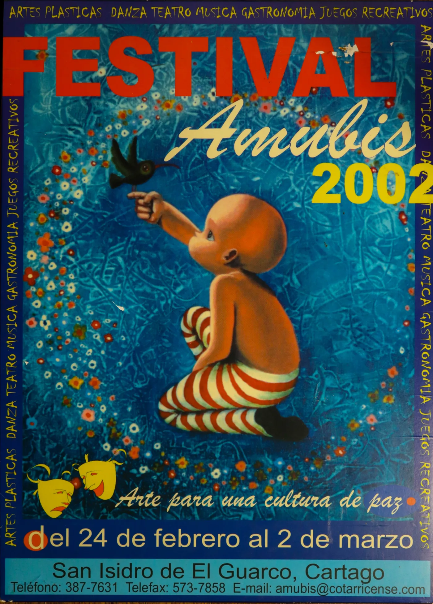 Afiche de festival de Amubis del año 2002