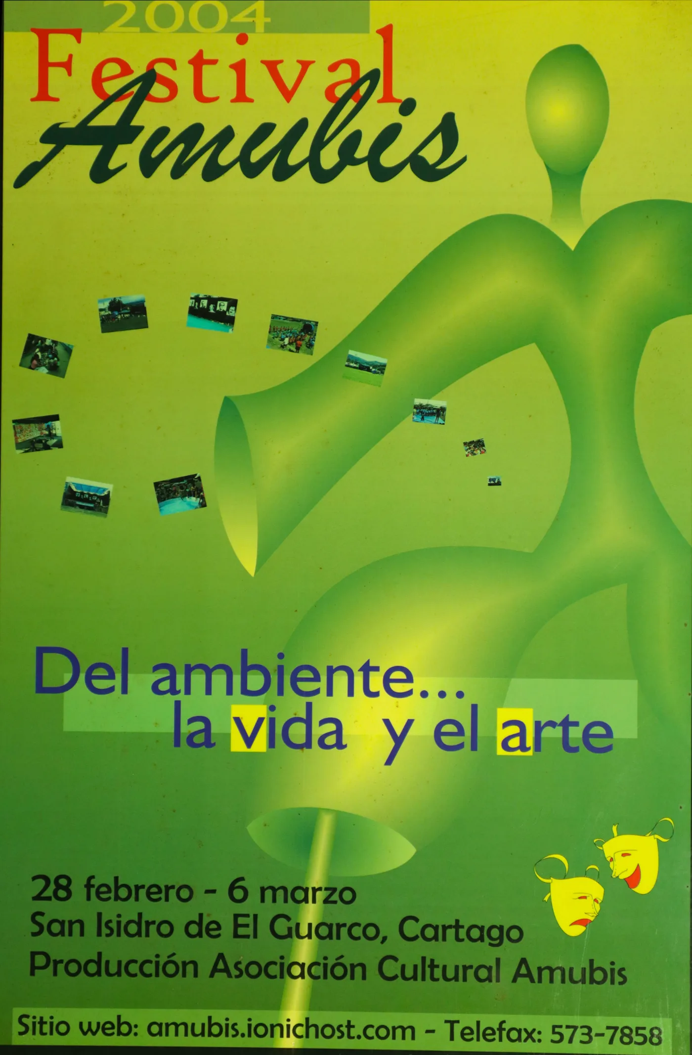Afiche de festival de Amubis del año 2004