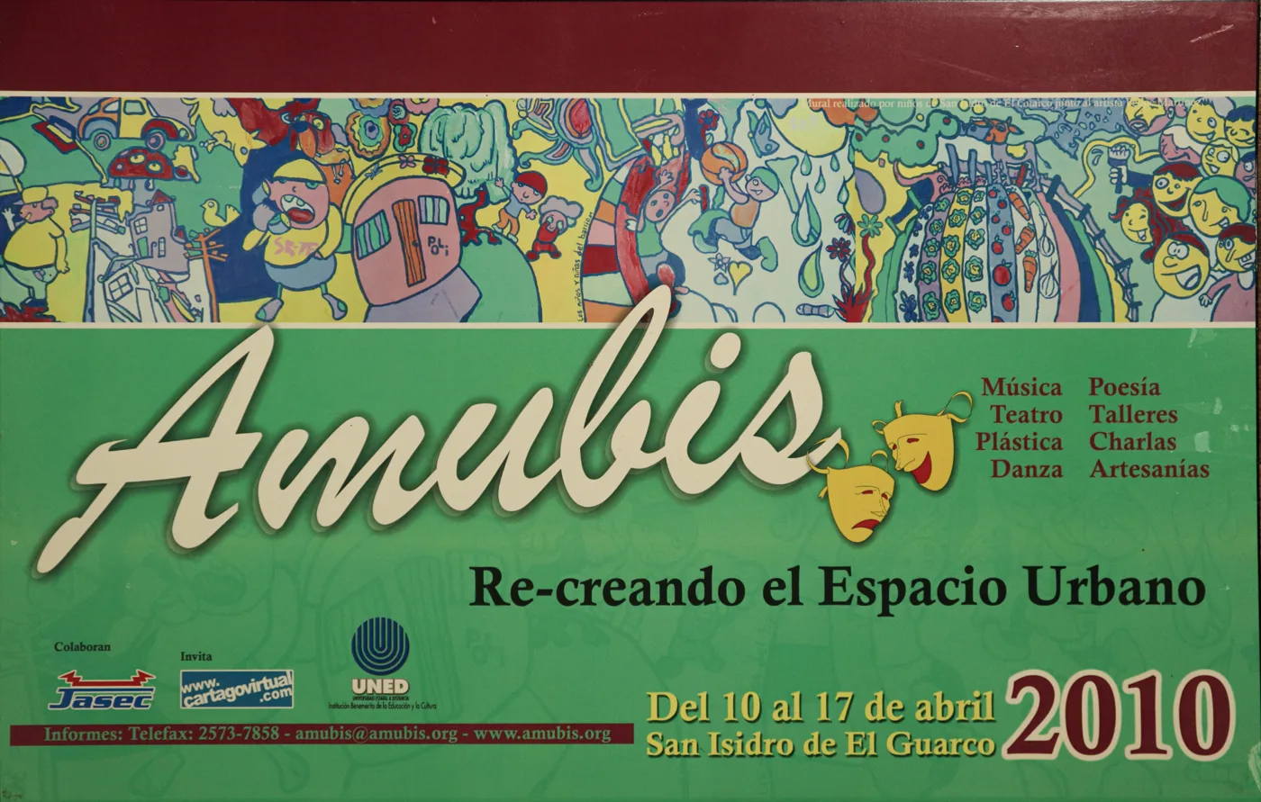 Afiche de festival de Amubis del año 2010