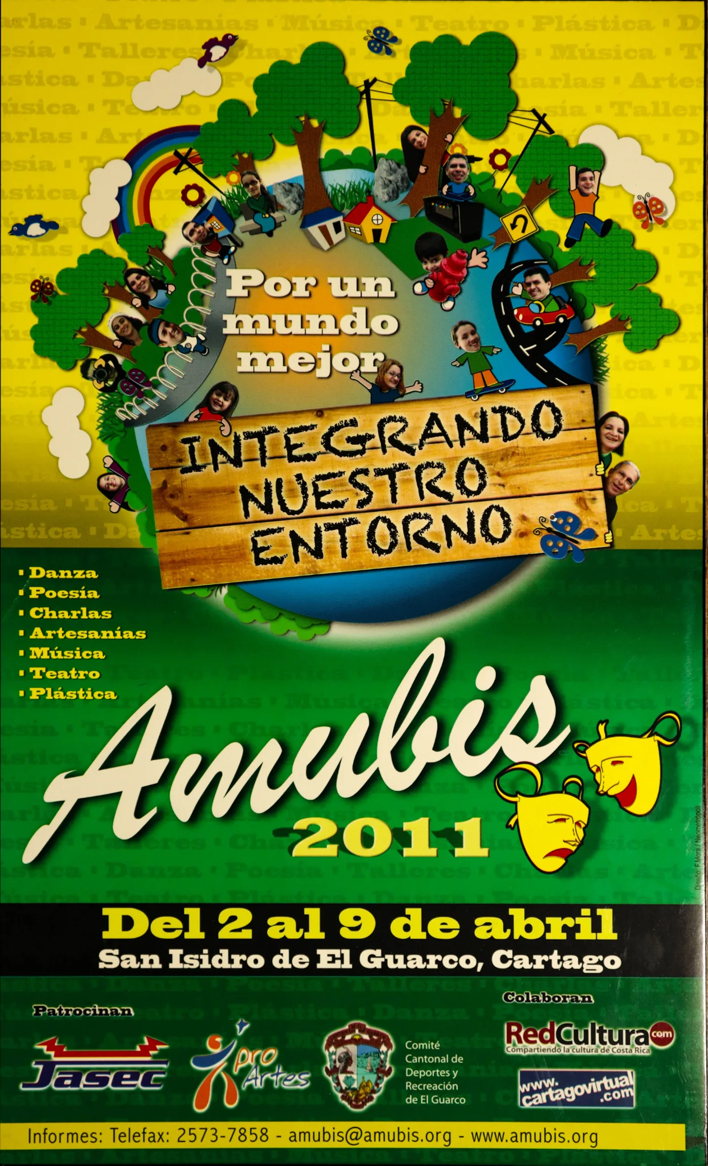 Afiche de festival de Amubis del año 2011