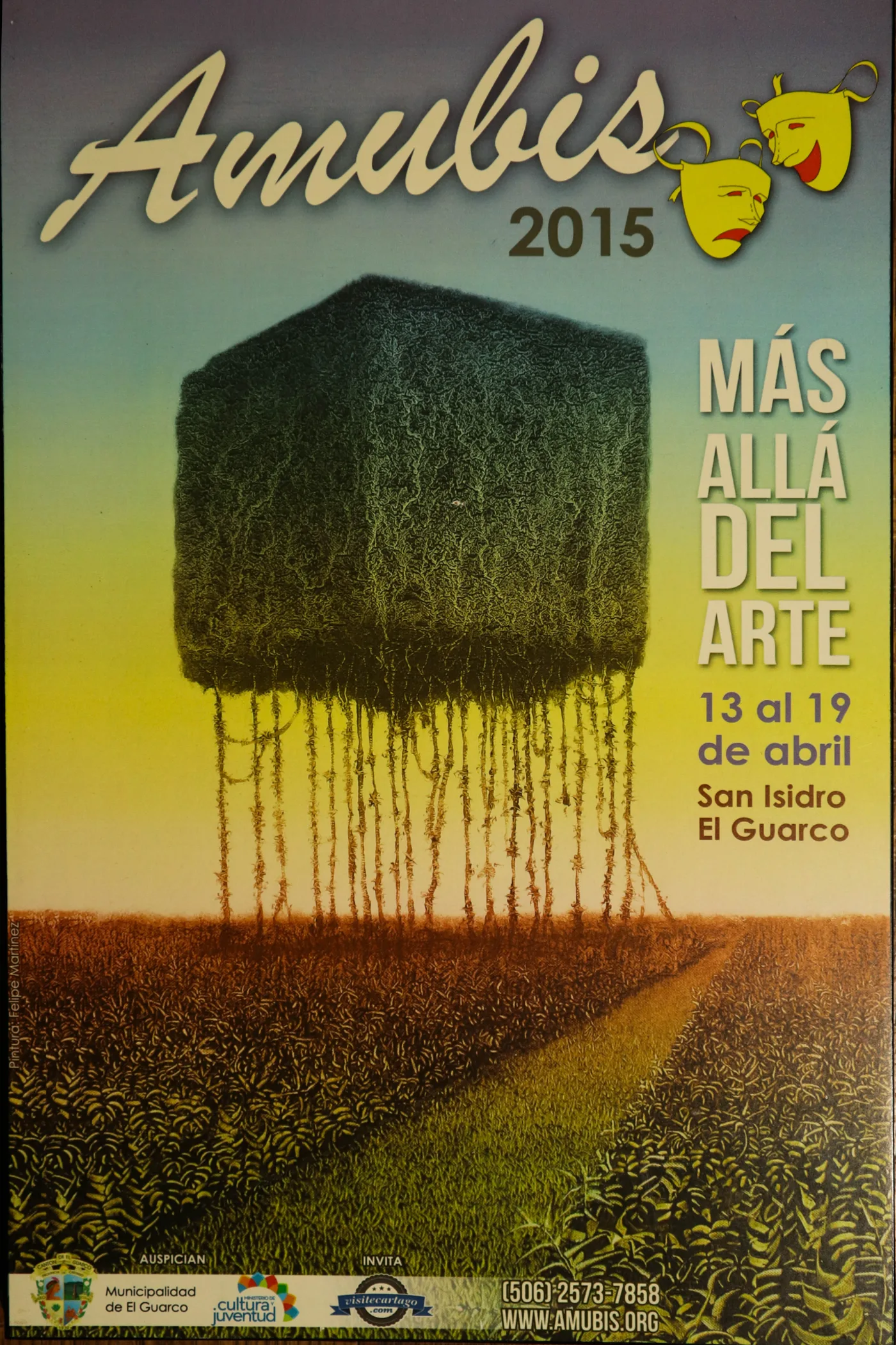 Afiche de festival de Amubis del año 2015