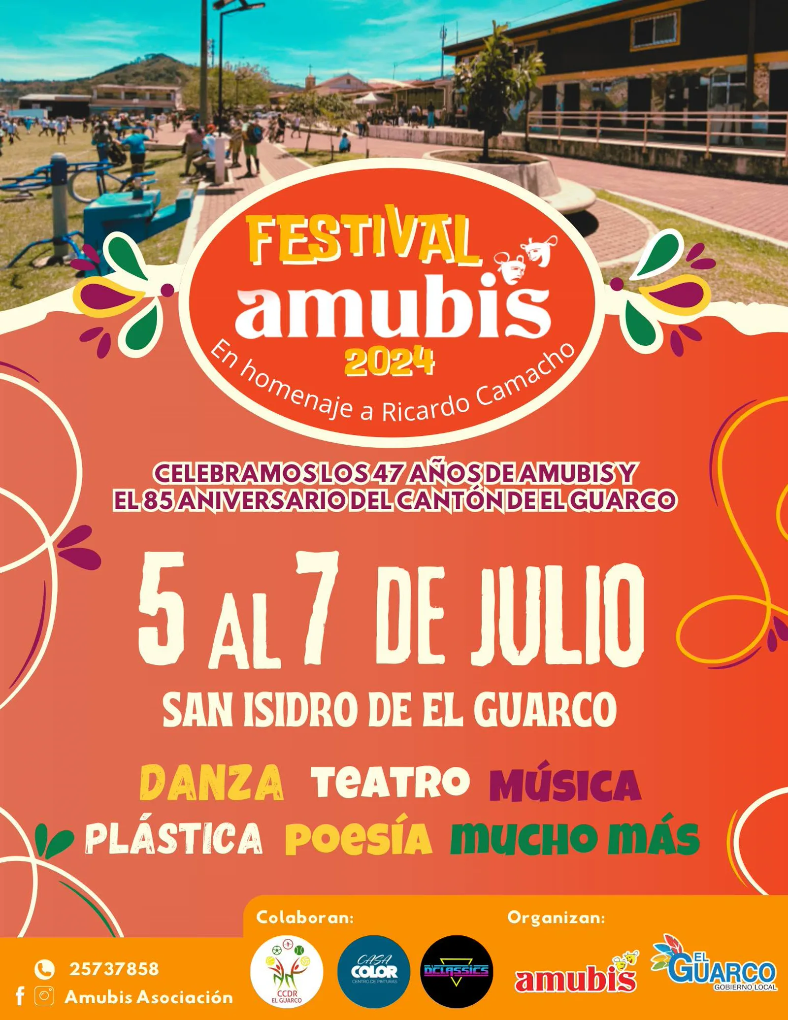 Afiche de festival de Amubis del año 2024