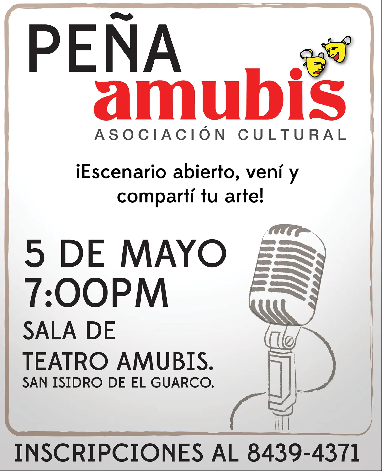 Afiche de Peña Amubis