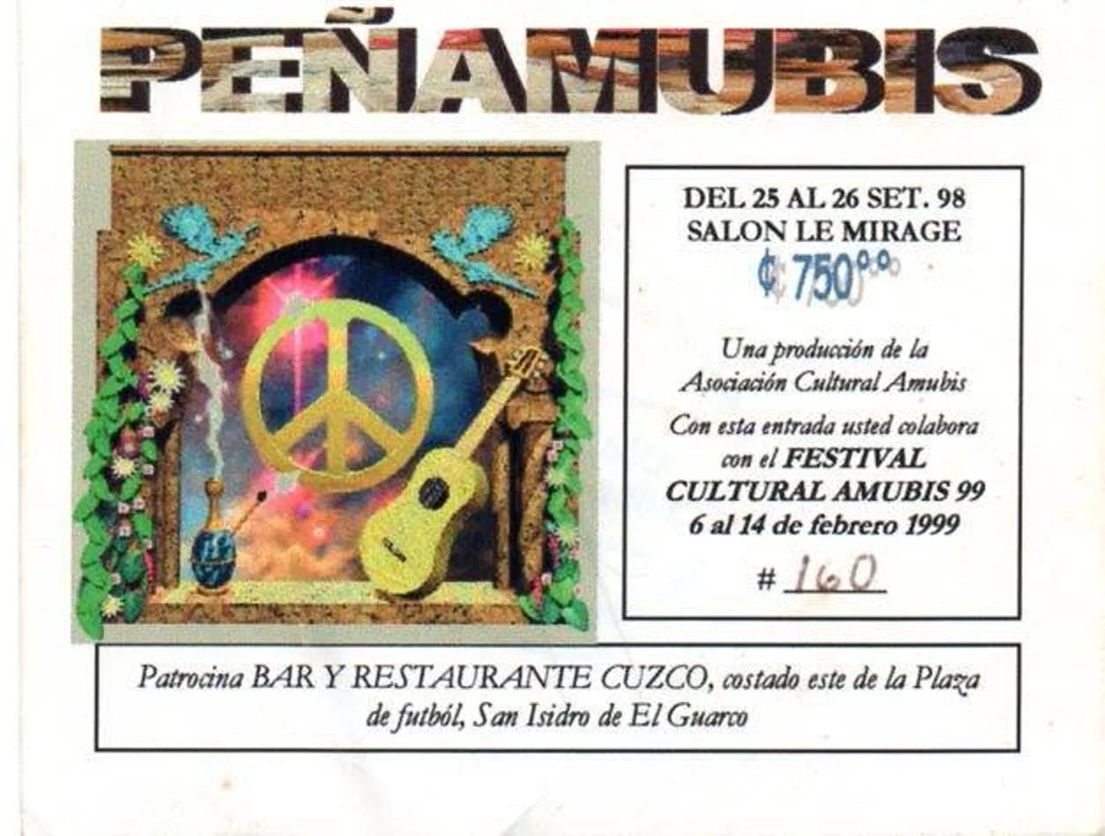 Afiche de Peña Amubis